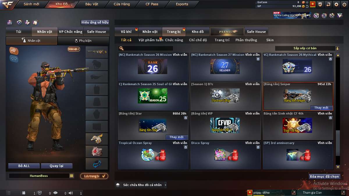 shop acc cf uy tin gia re